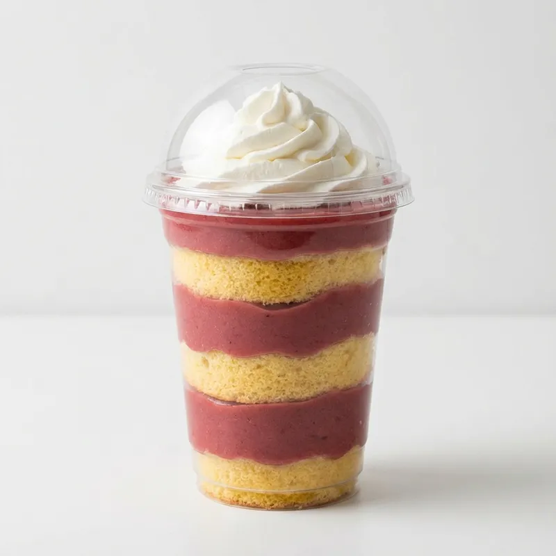 עוגת תותים וקצפת (10oz)